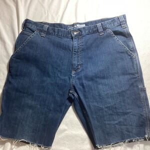 Carhartt Rugged Flex Relaxed Fit Utility Jean Shorts Dark Wash BD2808-M Mens 38